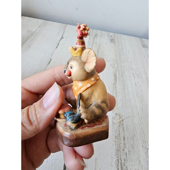 Anri party time Valentin koala birthday limited Italy bluebird figurine statute‎ - Picture 3 of 8